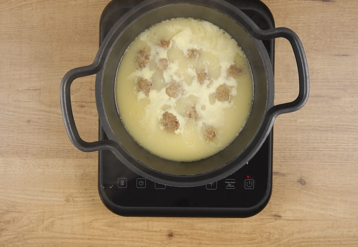 Albóndigas en caldo paso a paso