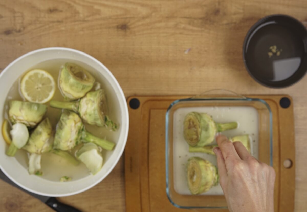 Alcachofas cocinadas de 3 formas: crudas, fritas y al horno