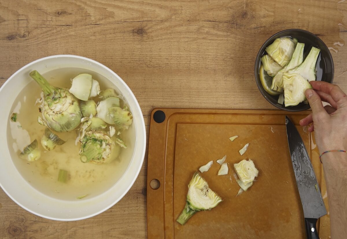 Alcachofas cocinadas de 3 formas: crudas, fritas y al horno