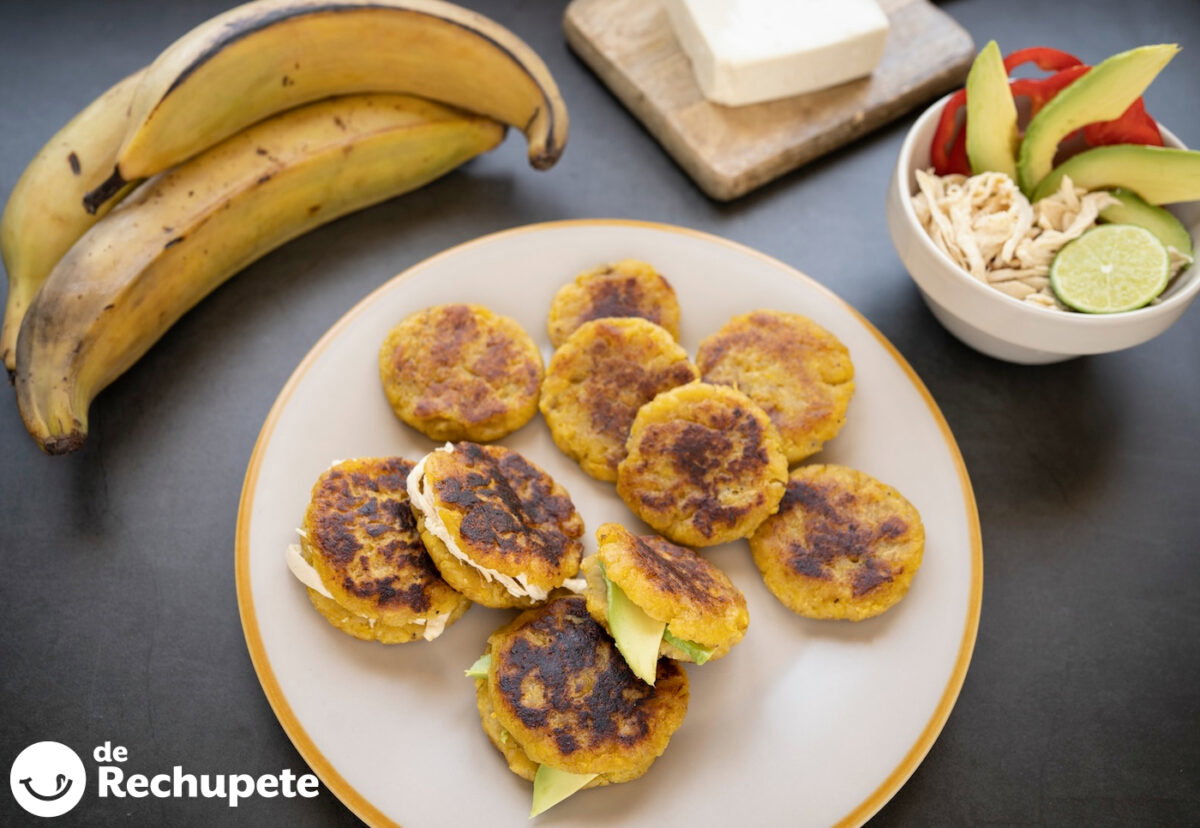Arepas de plátano macho maduro paso a paso
