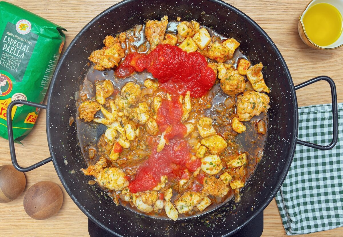 Arroz al senyoret. El arroz típico y clásico de la Comunidad Valenciana