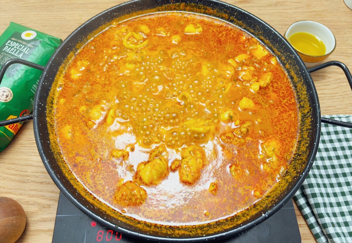 Arroz al senyoret. El arroz típico y clásico de la Comunidad Valenciana
