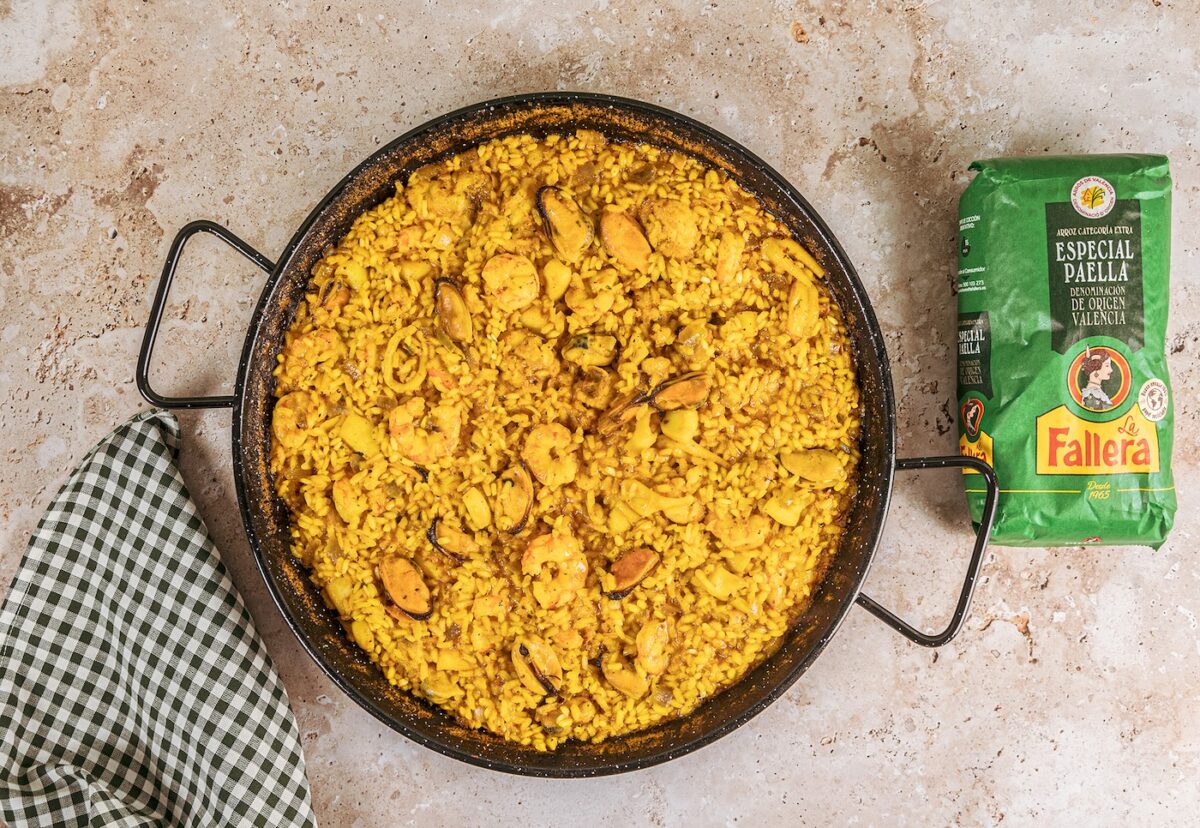Arroz al senyoret. El arroz típico y clásico de la Comunidad Valenciana