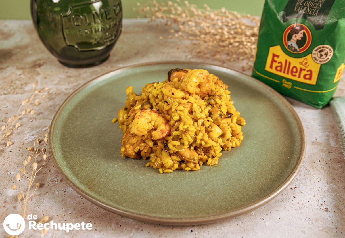 Arroz al senyoret. El arroz típico y clásico de la Comunidad Valenciana