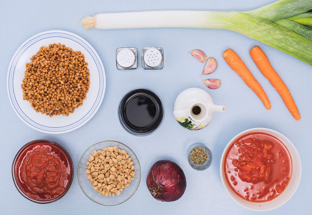 Salsa boloñesa vegetariana, perfecta para acompañar la pasta