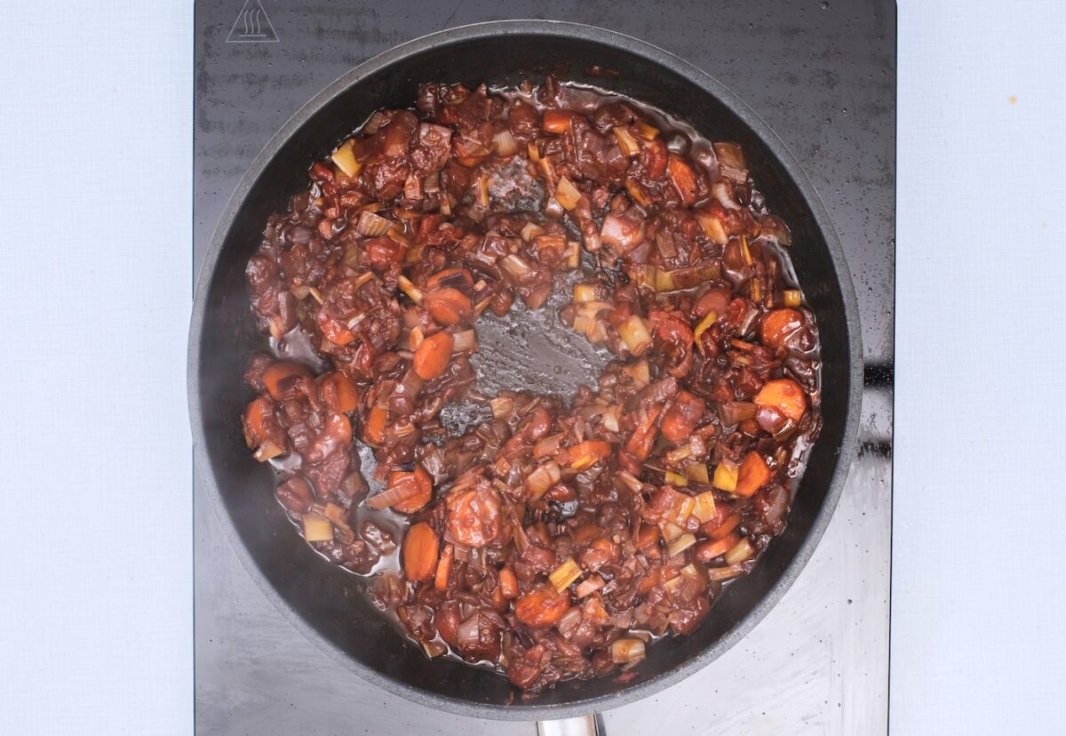 Salsa boloñesa vegetariana, perfecta para acompañar la pasta