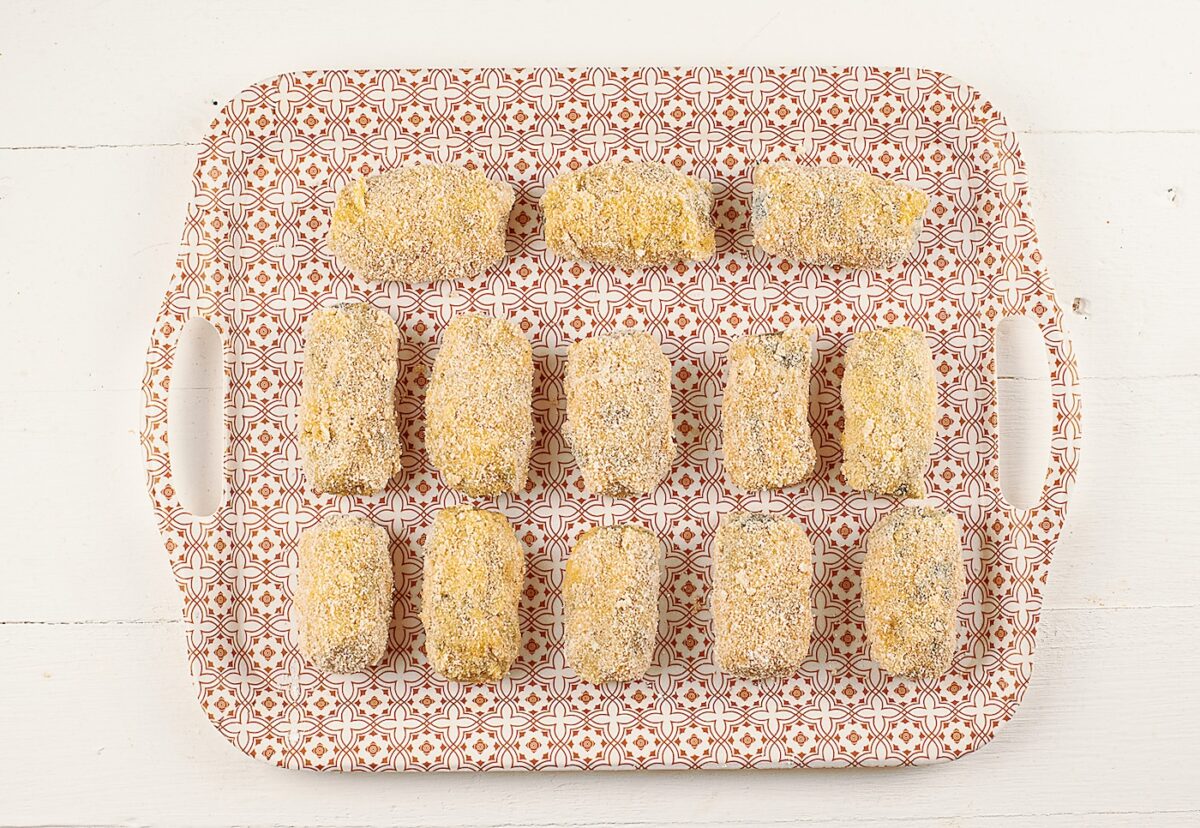 Croquetas de espinacas y piñones. Una receta riquísima