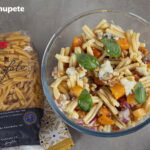 Ensalada de pasta con calabaza y gorgonzola