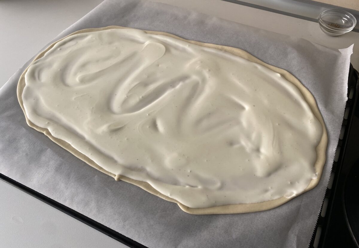 Flammkuchen o tarte flambée. Una receta de origen alsaciano