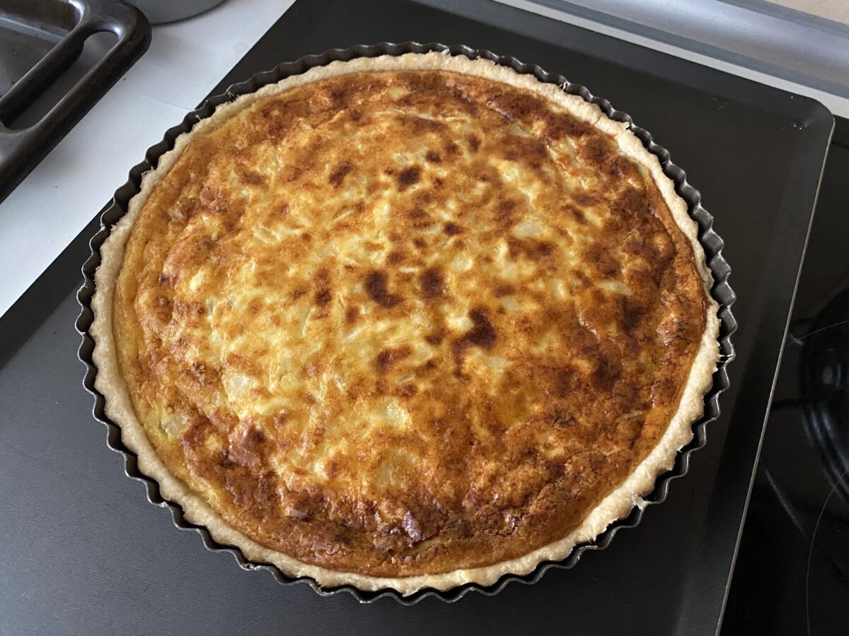 Quiche de pollo y queso paso a paso