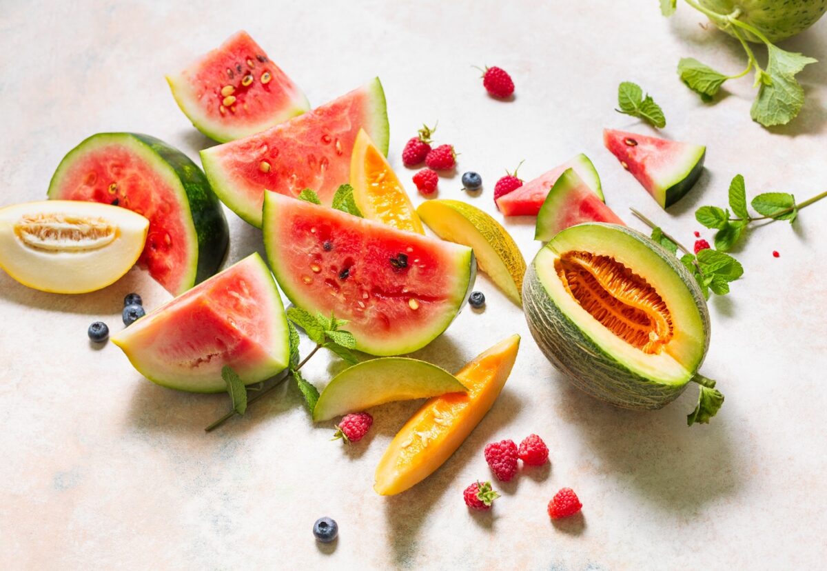 Frutas de verano. Tipos y clases