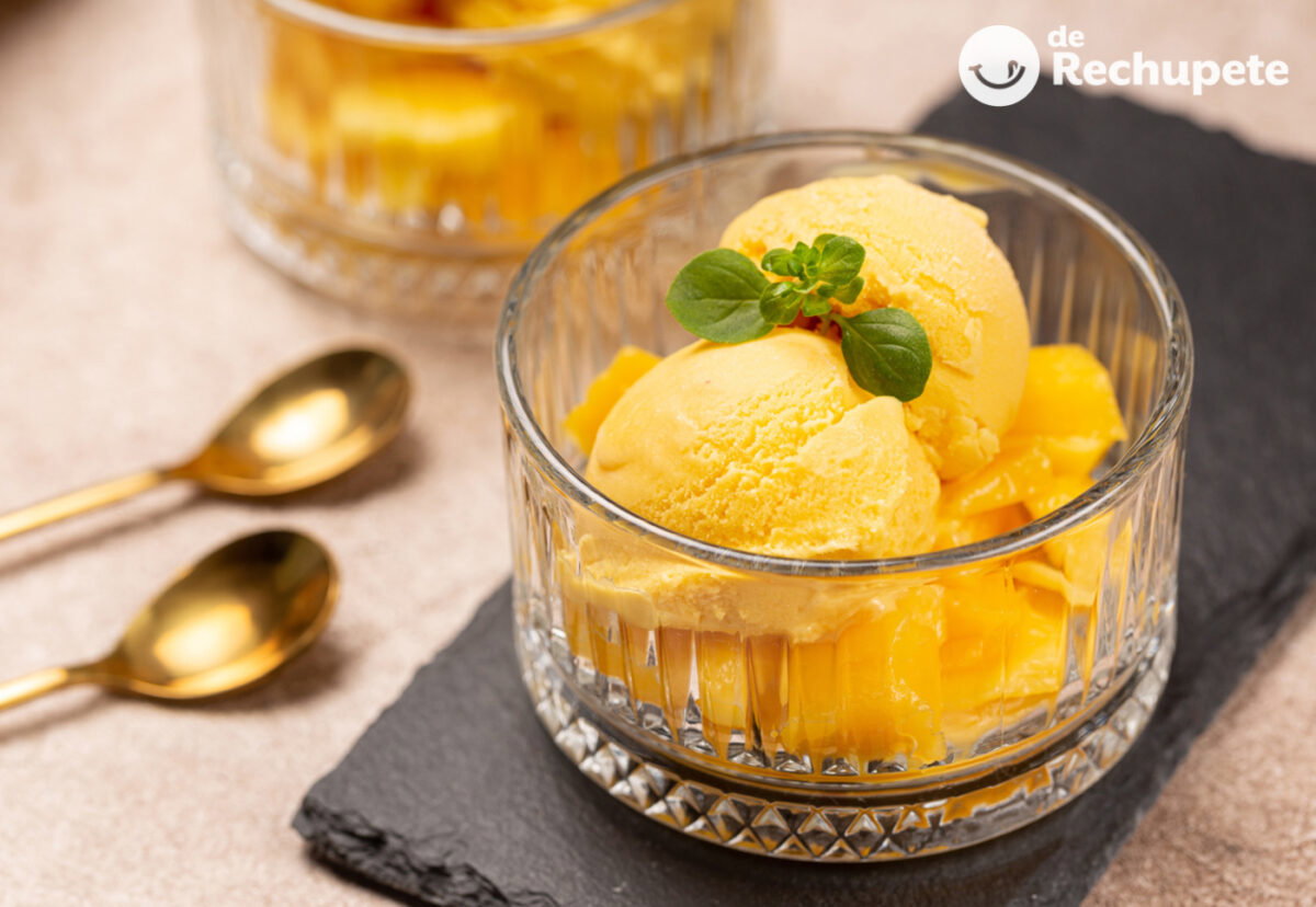 Helado de mango