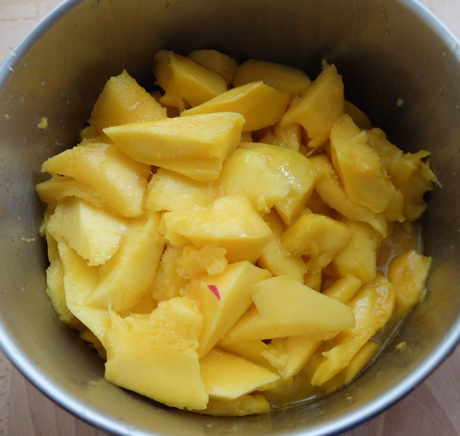 Helado de mango