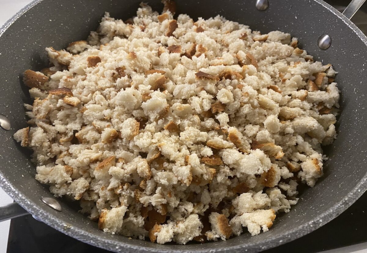 Migas al pastor. La receta tradicional de Aragón