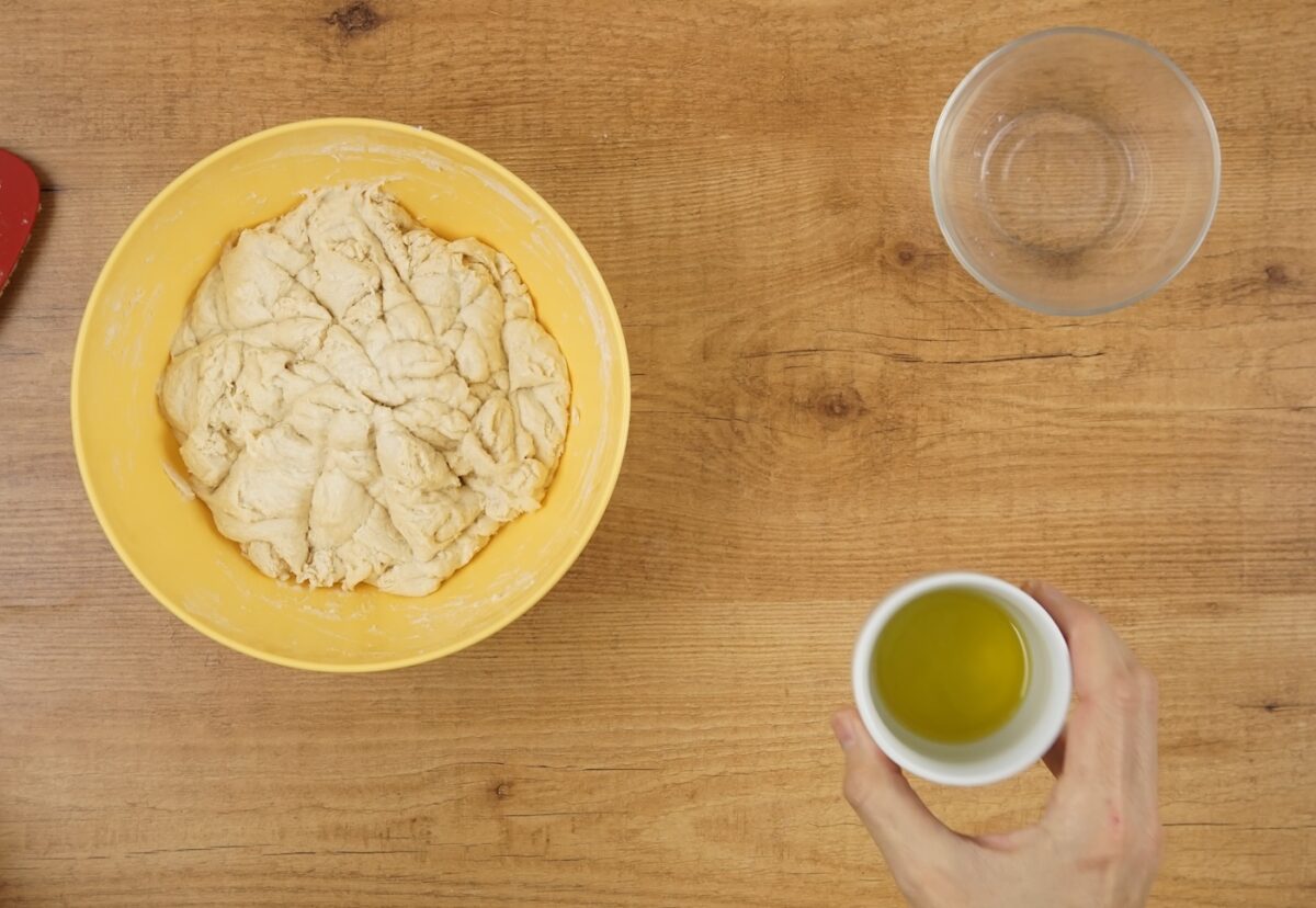 Pizza napolitana con masa casera