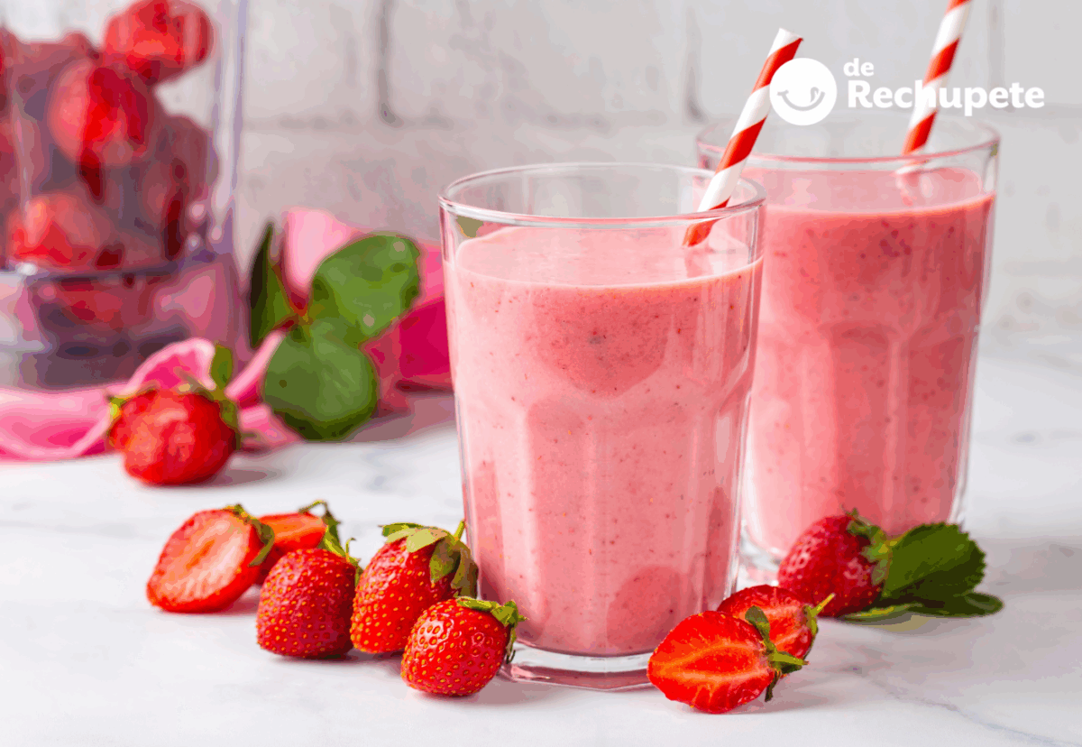 Batido de fresas