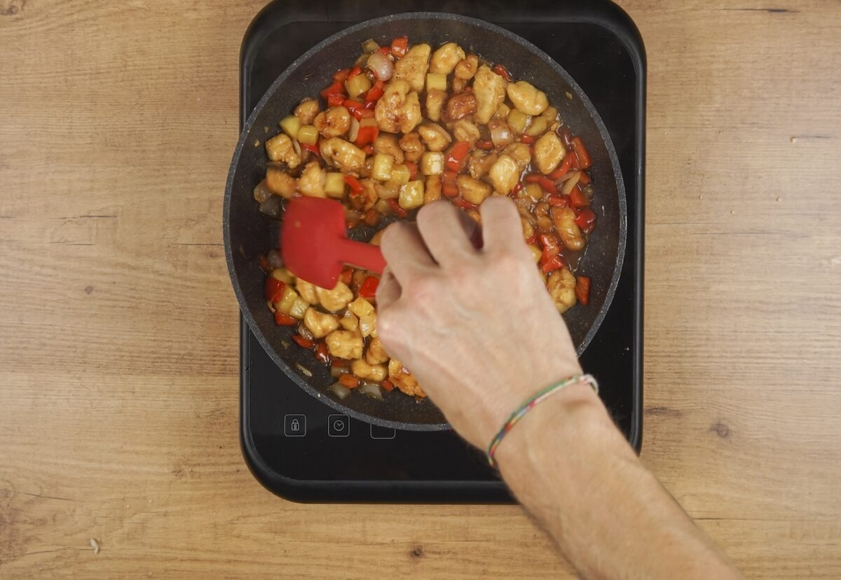 Pollo Agridulce. Una receta muy fácil paso a paso