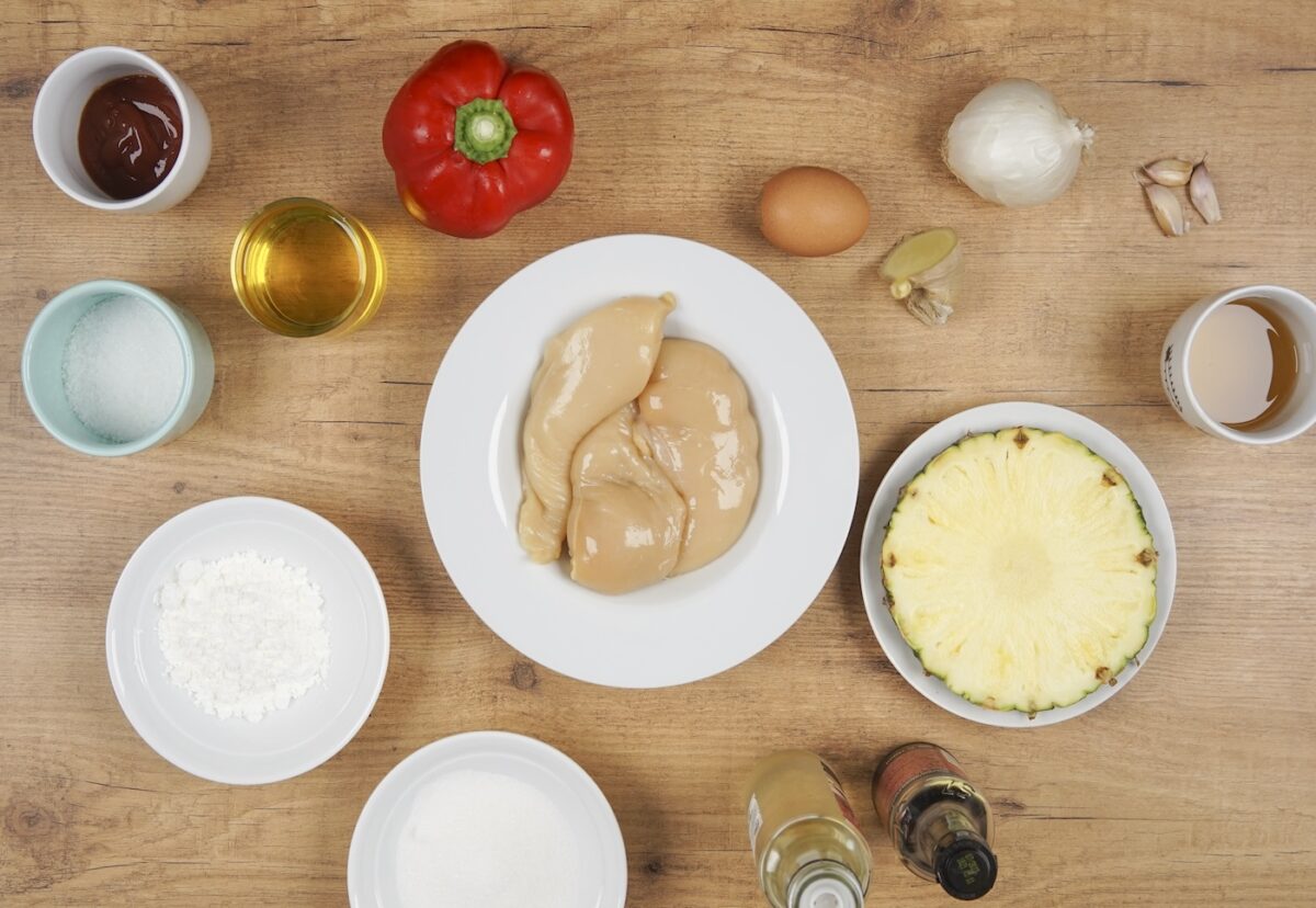 Pollo Agridulce. Una receta muy fácil paso a paso
