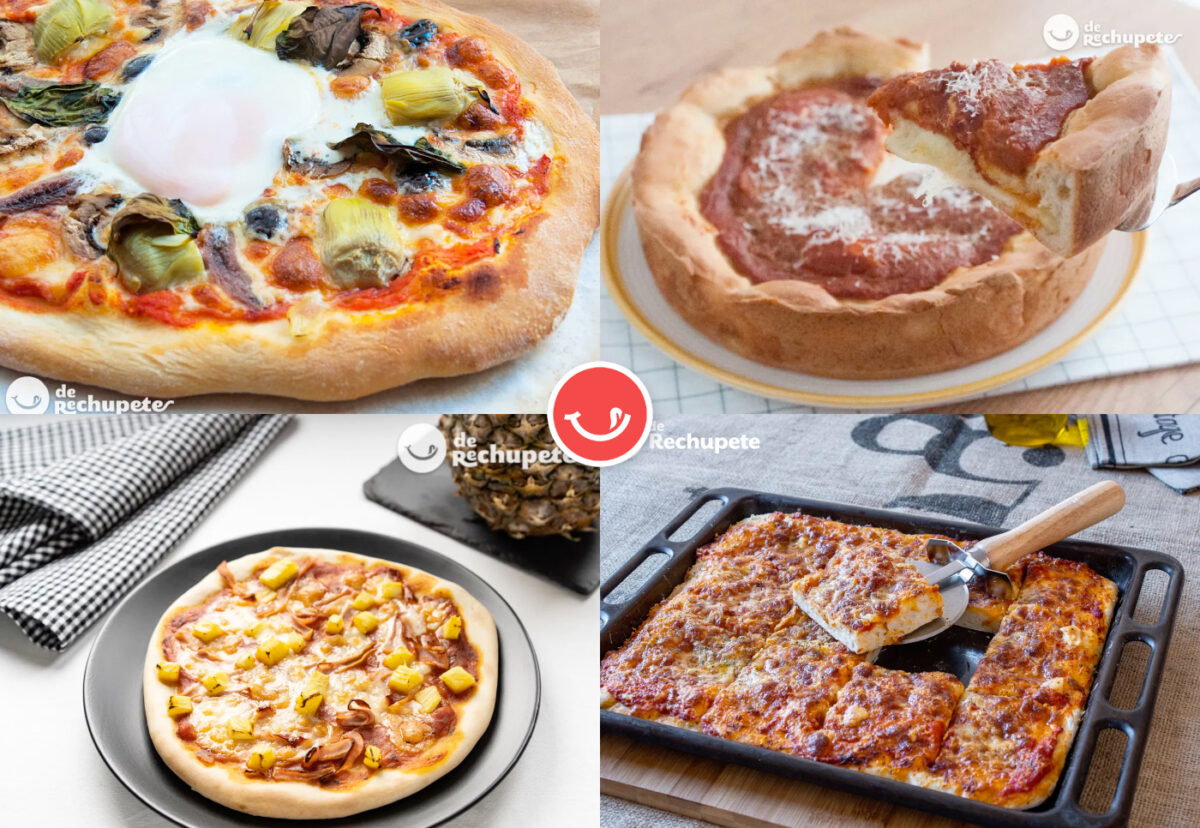 Nuestras mejores recetas de pizzas caseras para preparar en casa