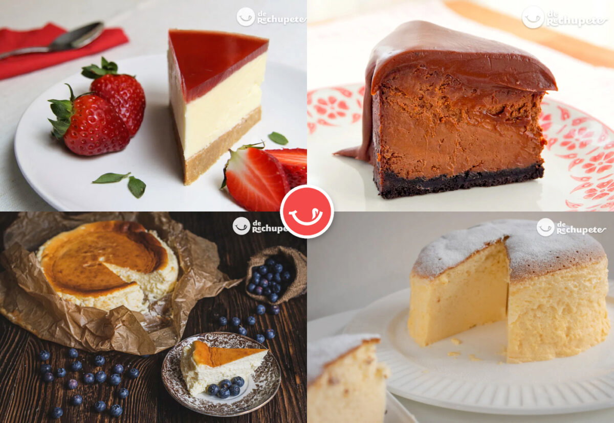 Tartas de queso,  recetas irresistibles y para todos los gustos