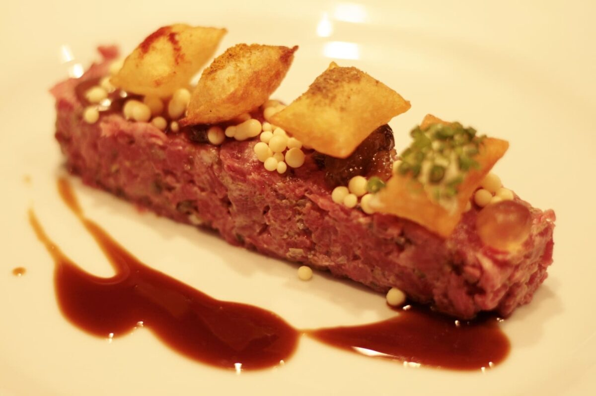 Steak Tartar Joan Roca paso 25