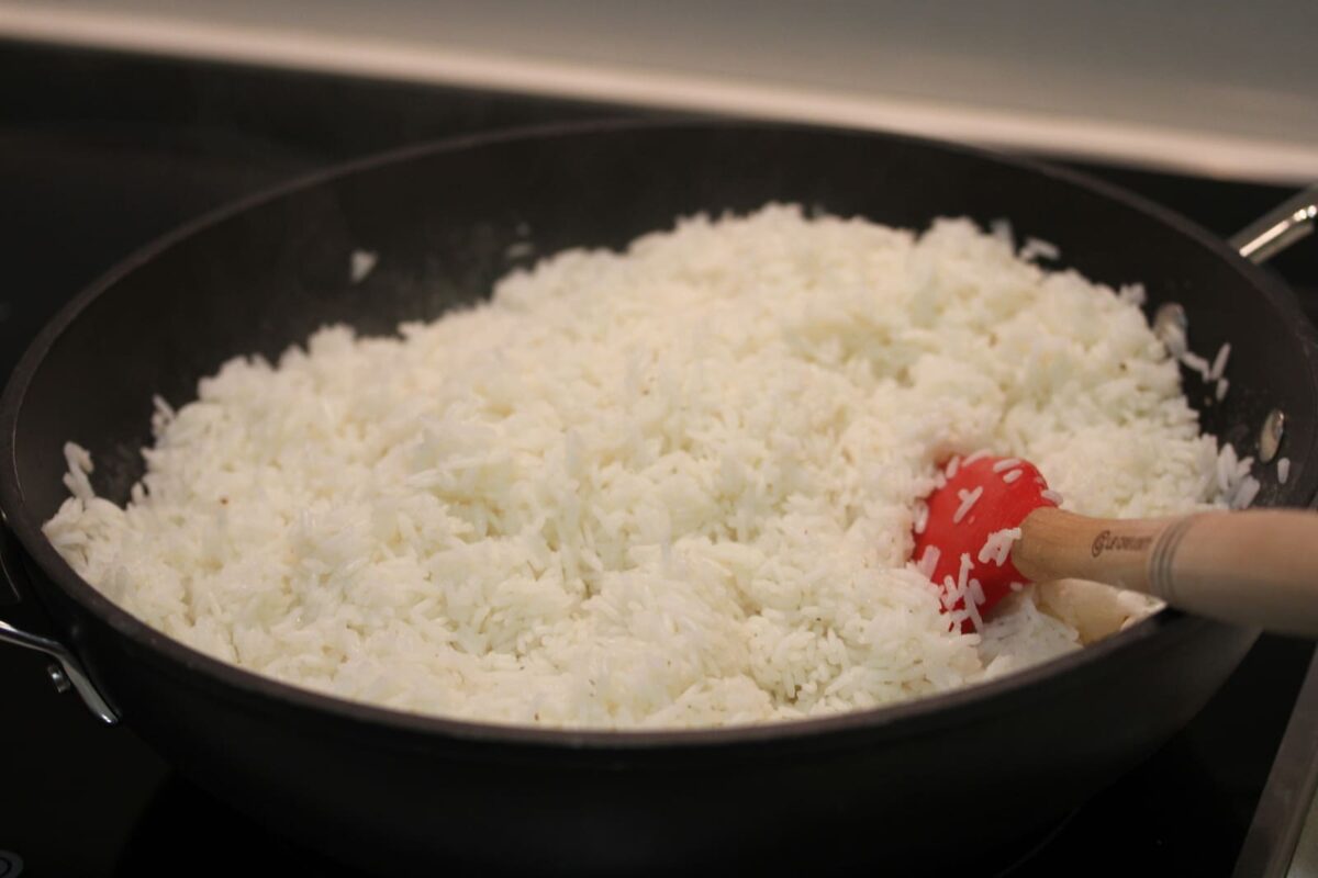 arroz basmati paso 12