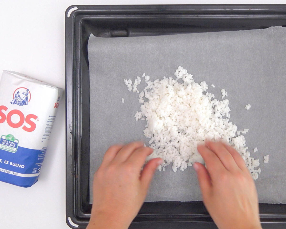 arroz inflado casero paso 4