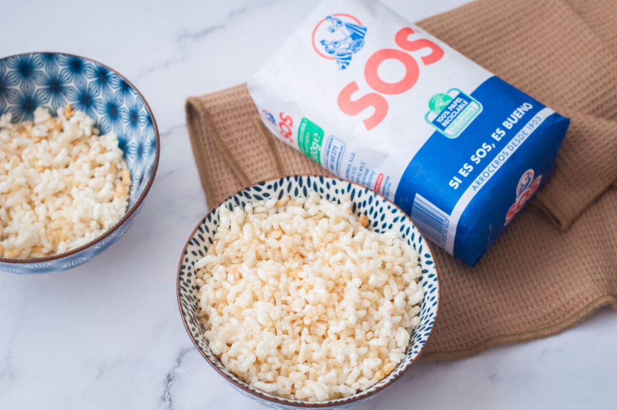 arroz inflado casero paso 9