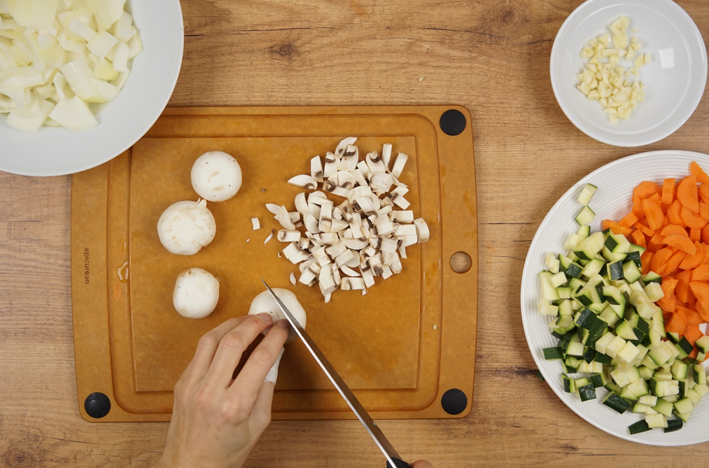 Arroz integral con verduras