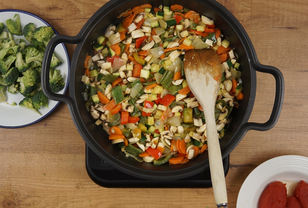 Arroz integral con verduras