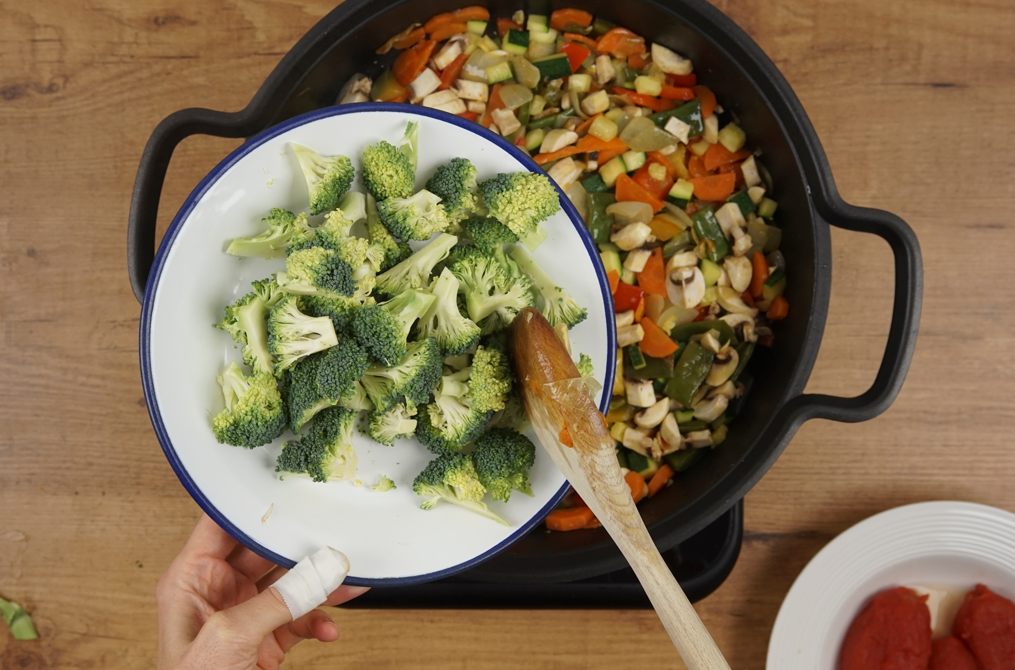 Arroz integral con verduras