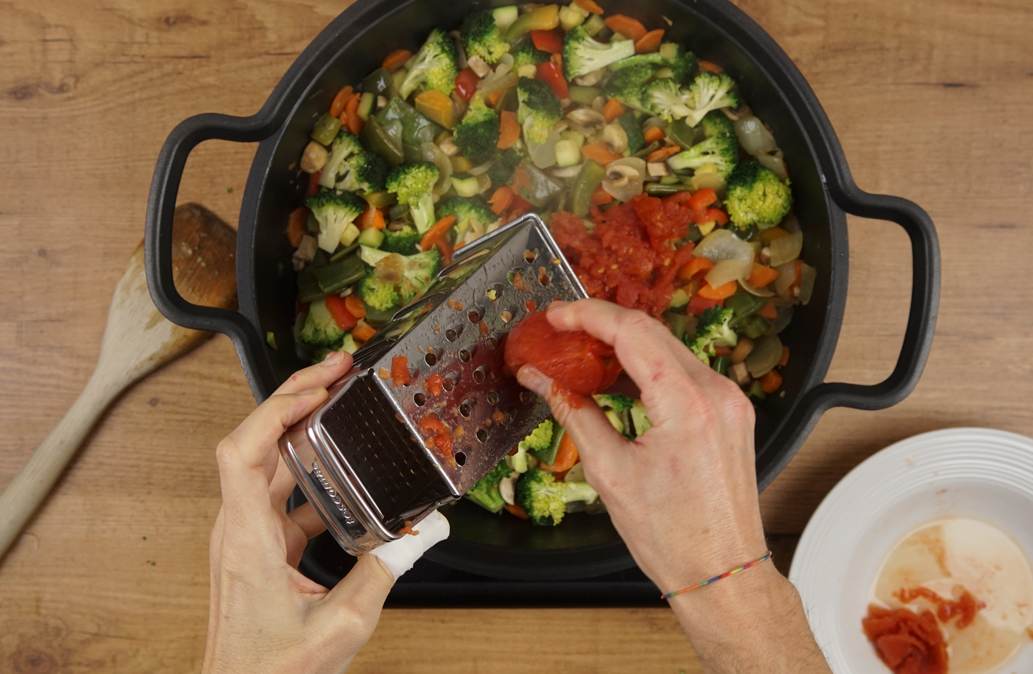 Arroz integral con verduras