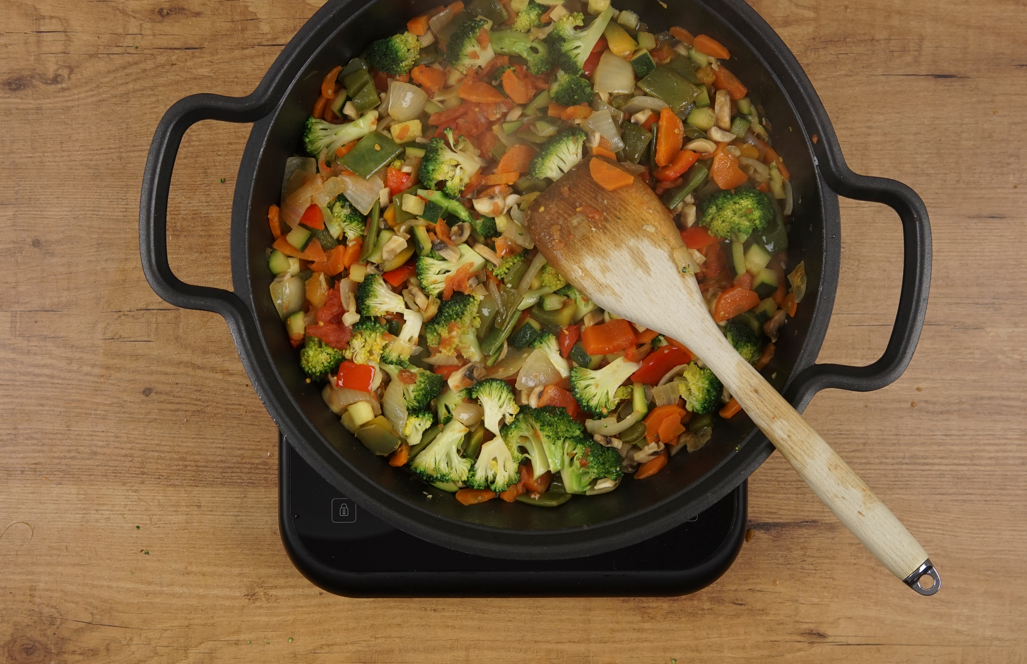 Arroz integral con verduras