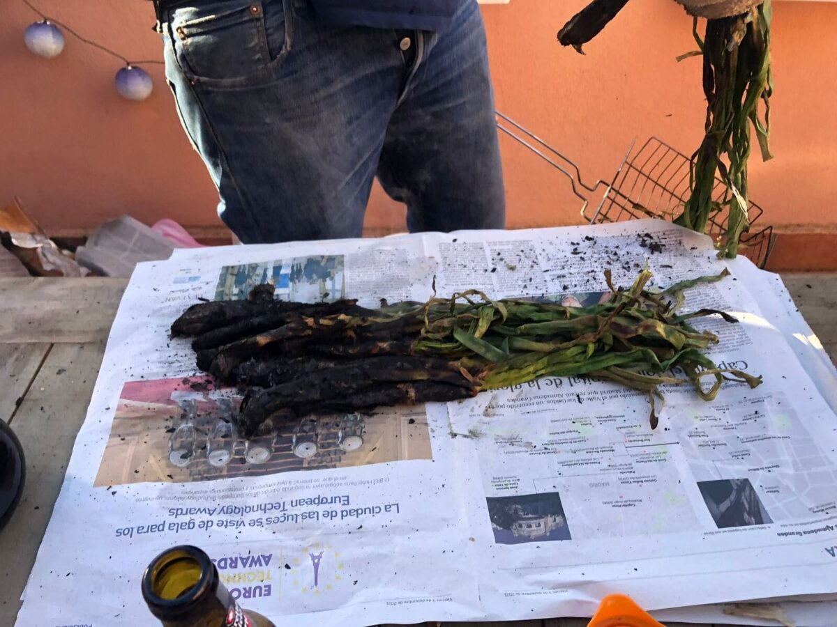 calçots a la brasa paso 13