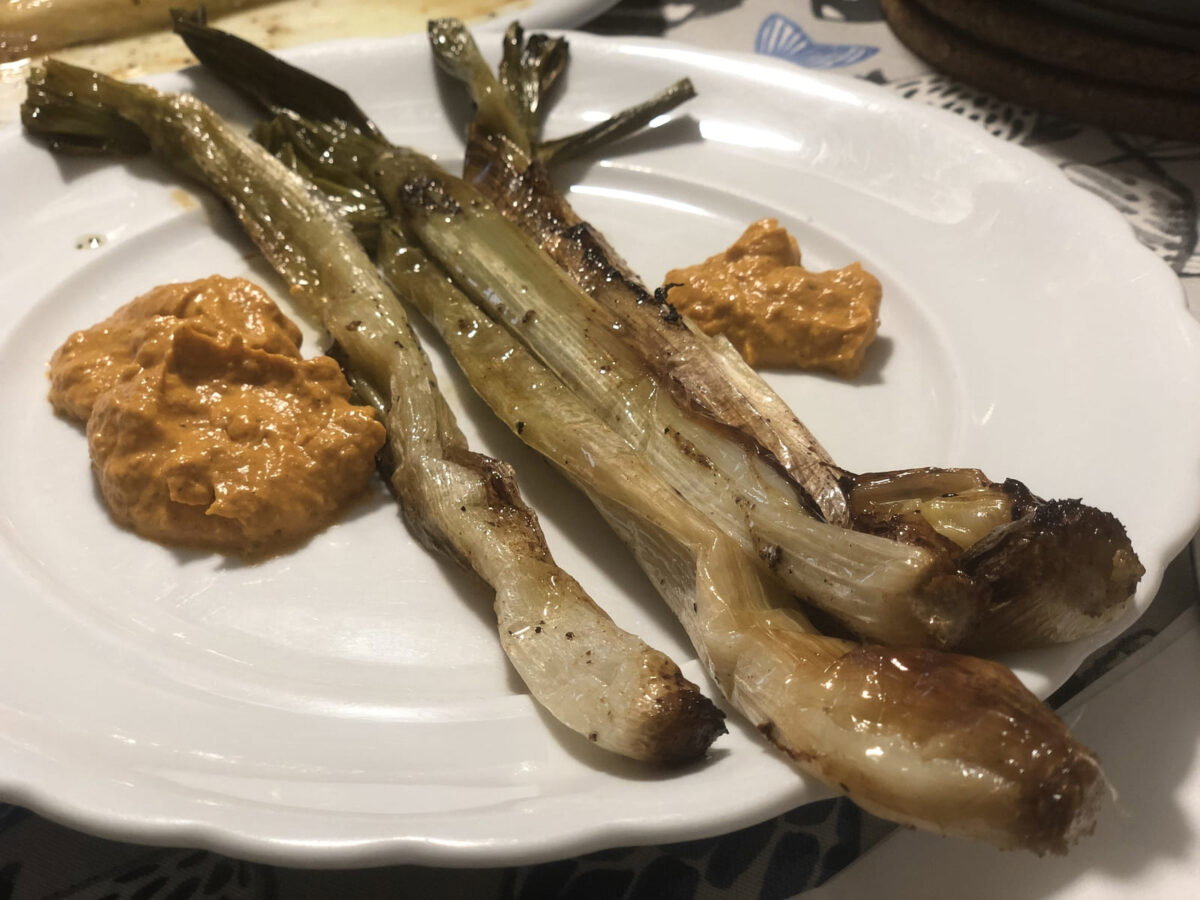 calçots al horno paso 10