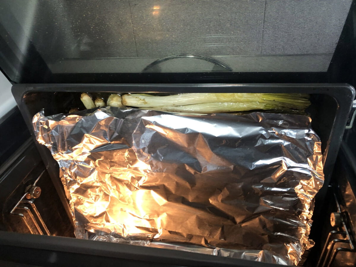 calçots al horno paso 4