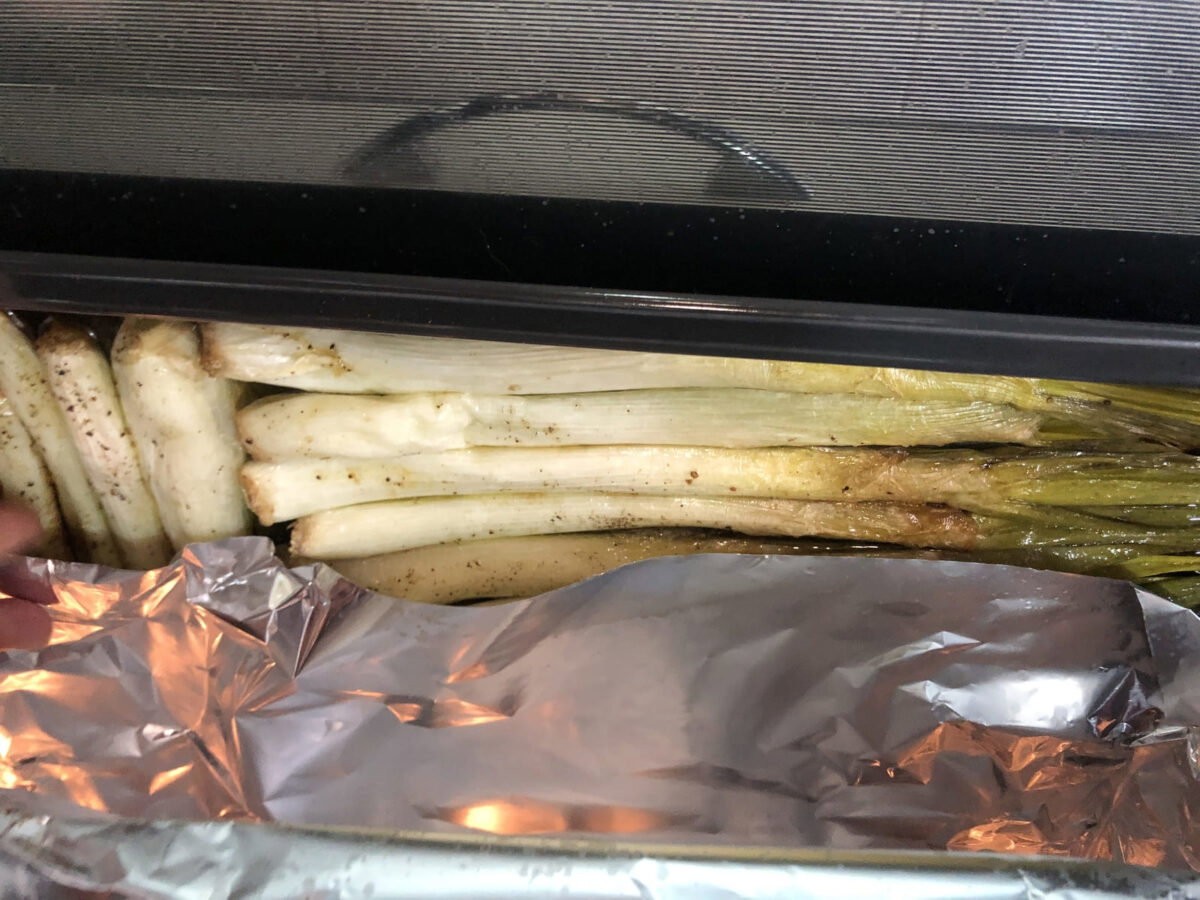 calçots al horno paso 5