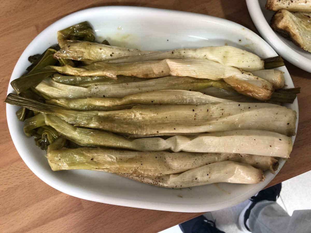 calçots al horno paso 7