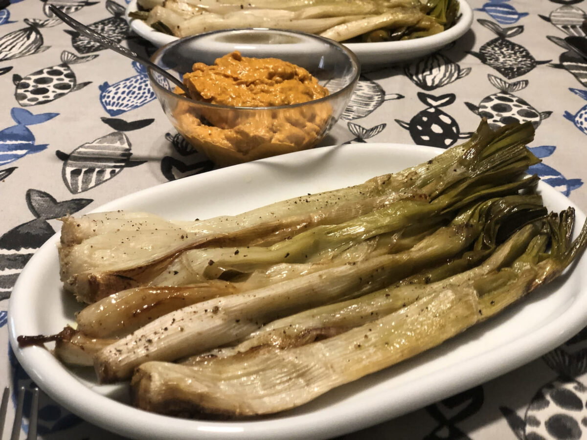 calçots al horno paso 8