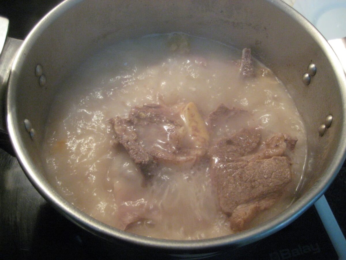 carne caldeiro paso 2