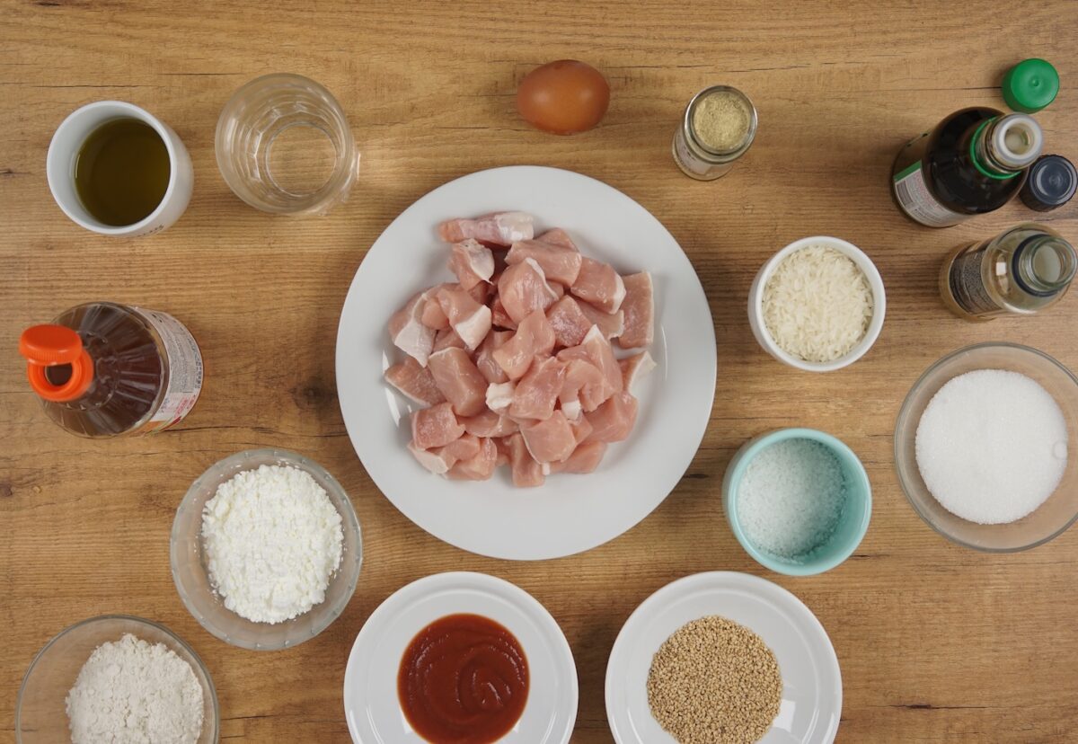 Cerdo con salsa agridulce paso a paso