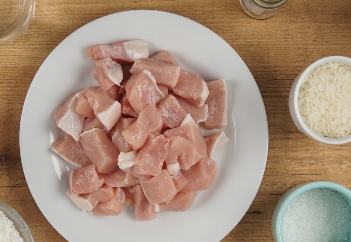 Cerdo con salsa agridulce paso a paso