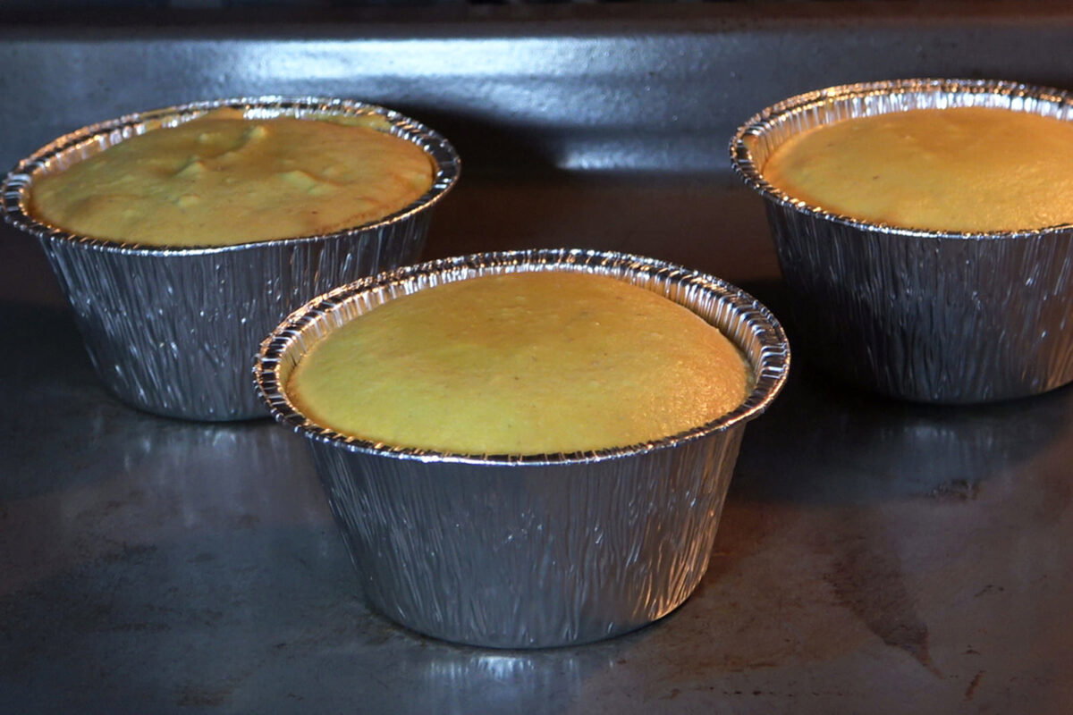 coulant tarta de santiago paso 16