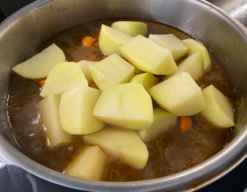 Estofado de carne al estilo colombiano