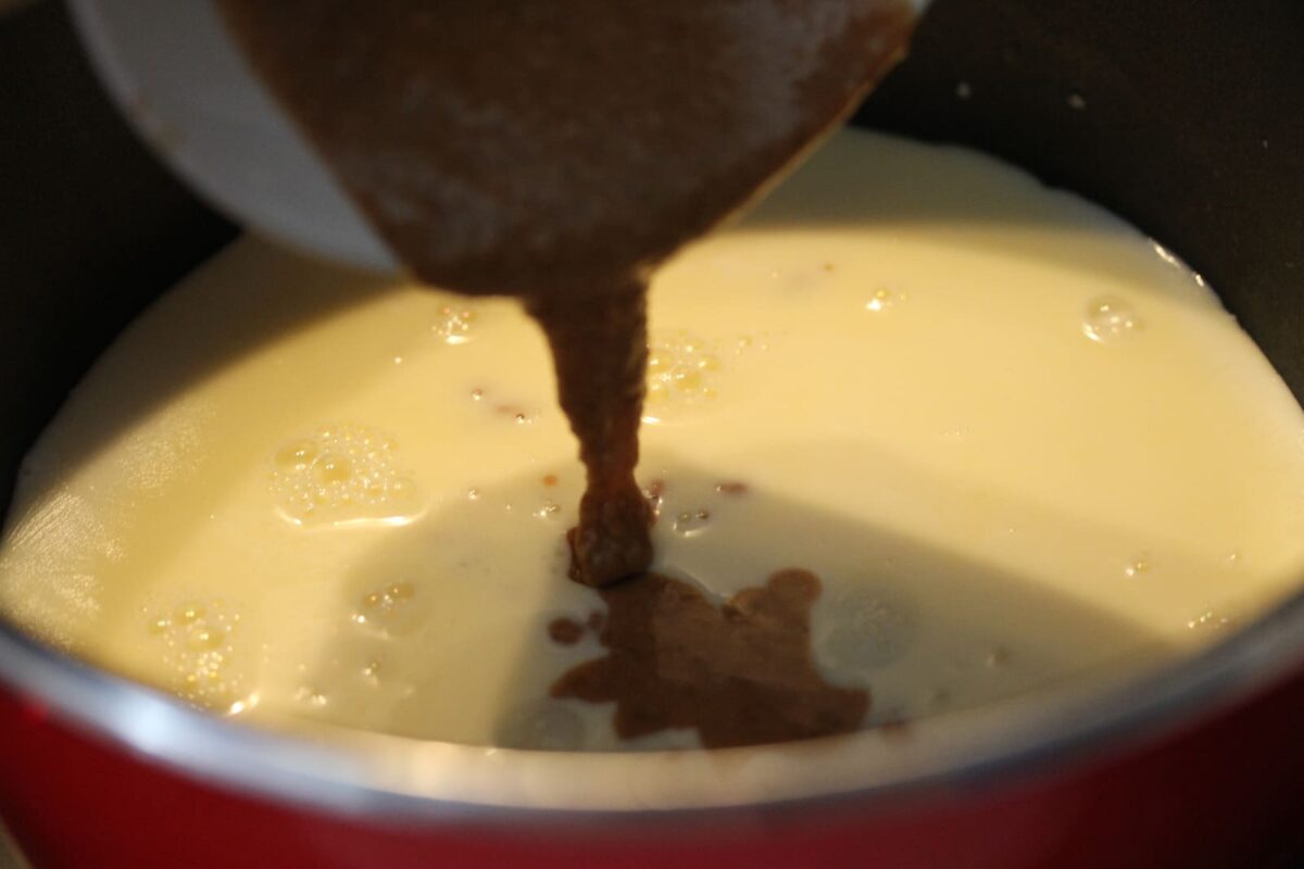 helado de avellanas paso 6