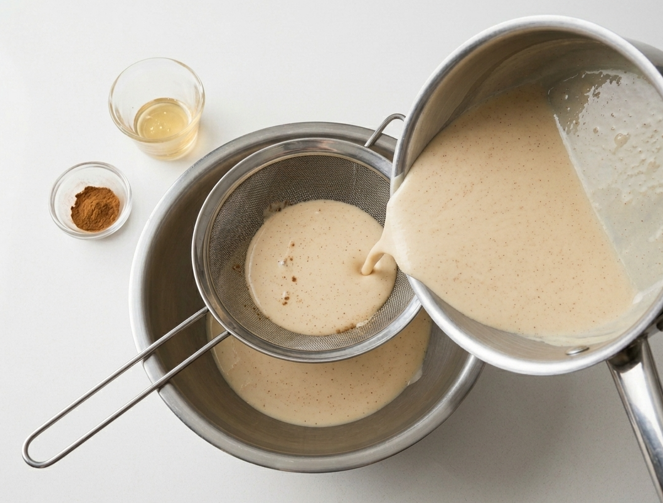 Helado de canela casero para acompañar postres de toda la vida