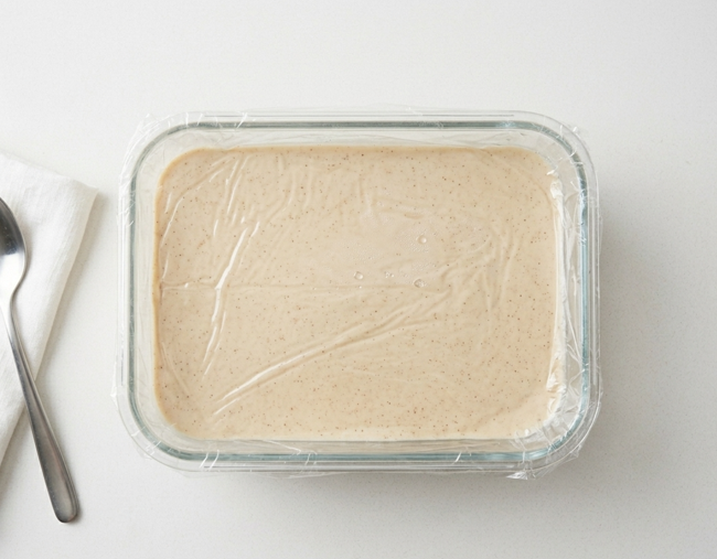 Helado de canela casero para acompañar postres de toda la vida