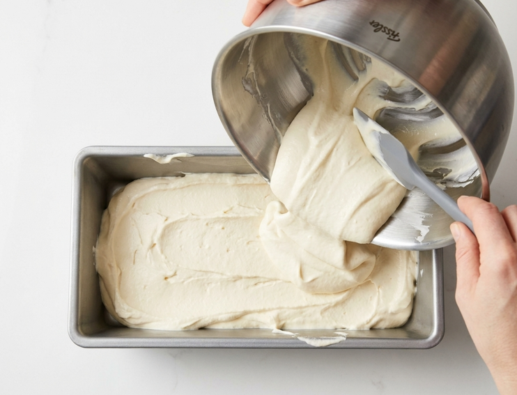 Helado de leche condensada