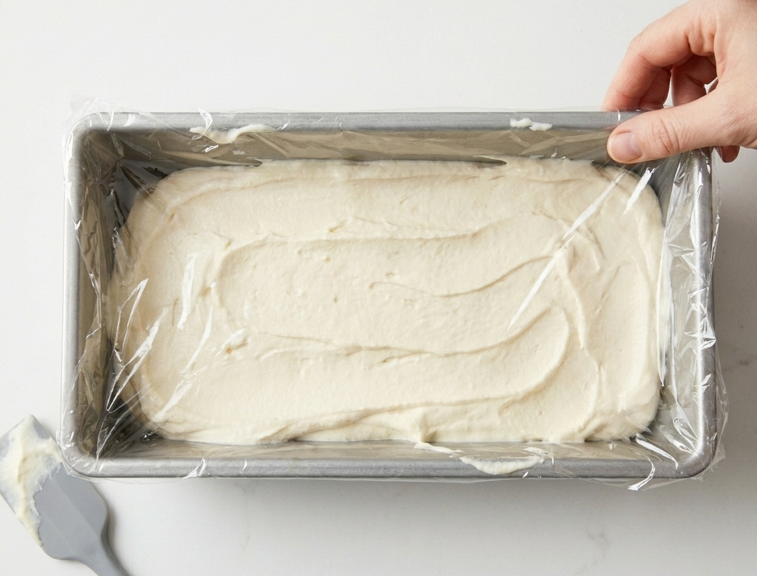 Helado de leche condensada