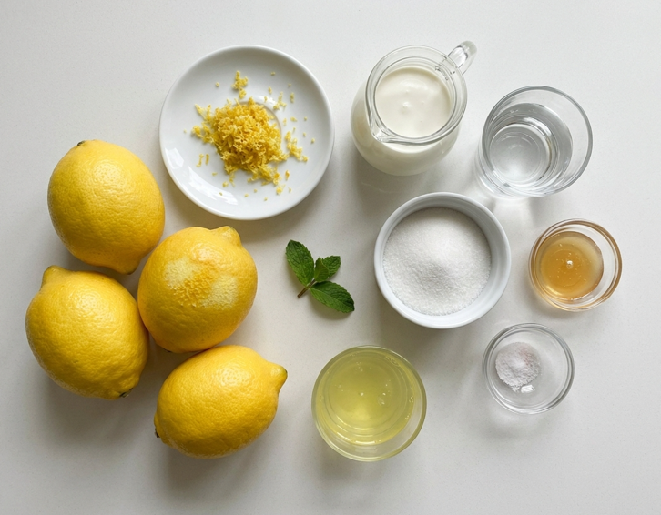 Helado de limón casero, fresco y cremoso sin complicarse